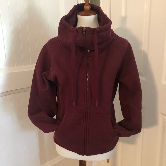 Zella Women’s Small Maroon full-zip Sweatshirt - Picture 3 of 6